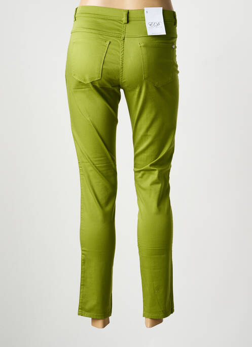 Pantalon 7/8 taille élastique vert EAST DRIVE femme