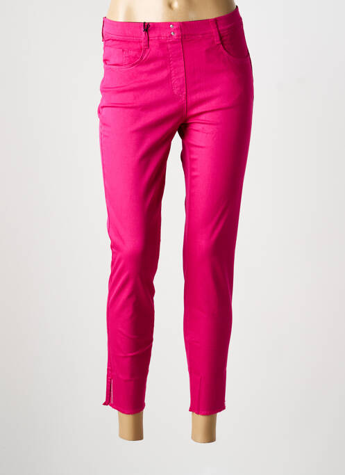 Pantalon 7/8 taille élastique violet EAST DRIVE femme