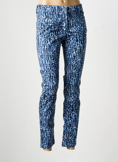 Pantalon slim poches bleu ZRS TIMELESS femme