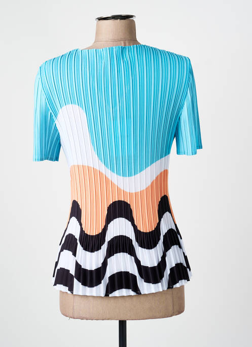 T-shirt bleu LEO & UGO femme