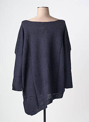 Pull tunique col rond manches longues bleu RHUM RAISIN femme