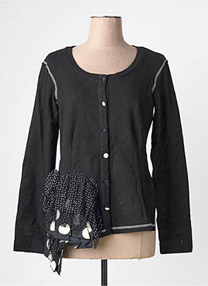 Veste casual col rond noir RHUM RAISIN femme