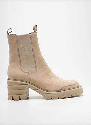 Bottines/boots nubuck talon de 7 à 9cm beige KENNEL UND SCHMENGER femme