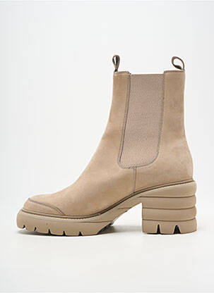 Bottines/boots nubuck talon de 7 à 9cm beige KENNEL UND SCHMENGER femme