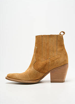 Bottines/boots bout pointu talon de 7 à 9cm marron KENNEL UND SCHMENGER femme