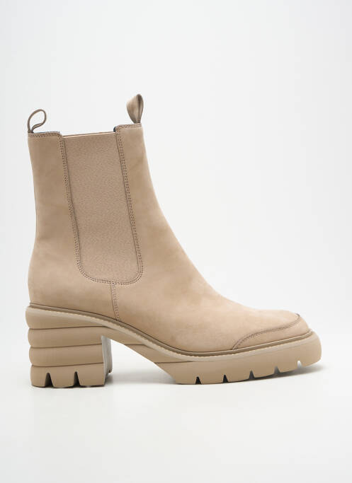 Bottines/boots nubuck talon de 7 à 9cm beige KENNEL UND SCHMENGER femme