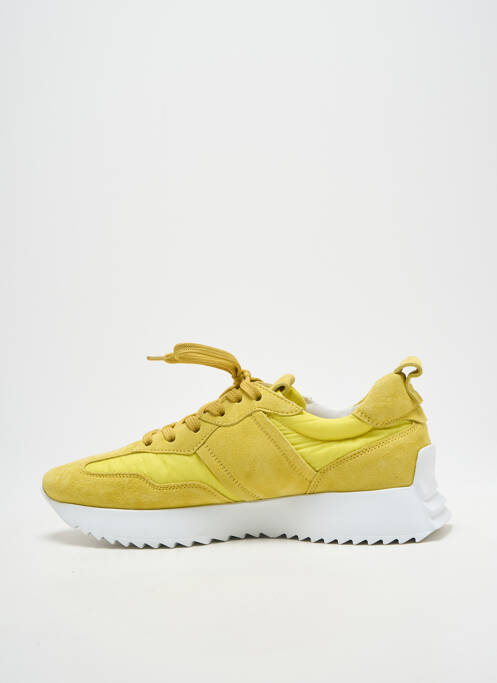 Baskets bout rond talon de 4 à 6cm jaune KENNEL UND SCHMENGER femme