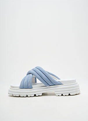 Mules/sabots bout ouvert talon de 4 à 6cm bleu KENNEL UND SCHMENGER femme