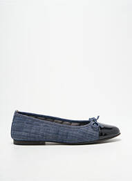 Ballerines bout rond talon plat jusqu'à 3cm bleu KENNEL UND SCHMENGER femme