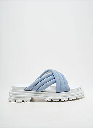 Mules/sabots bout ouvert talon de 4 à 6cm bleu KENNEL UND SCHMENGER femme