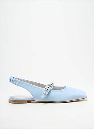 Sandales/nu pieds chiquet talon plat jusqu'à 3cm bleu KENNEL UND SCHMENGER femme