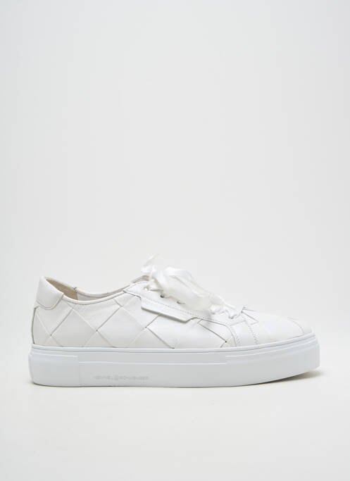 Baskets bout rond talon plat jusqu'à 3cm blanc KENNEL UND SCHMENGER femme