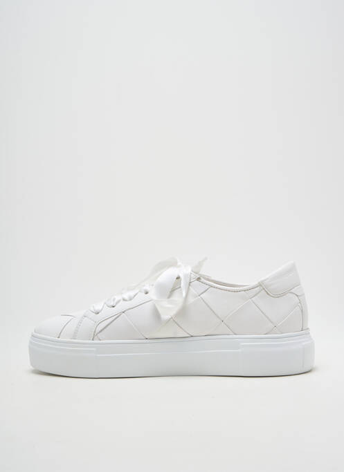 Baskets bout rond talon plat jusqu'à 3cm blanc KENNEL UND SCHMENGER femme
