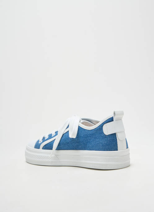 Baskets bout rond talon plat jusqu'à 3cm bleu KENNEL UND SCHMENGER femme