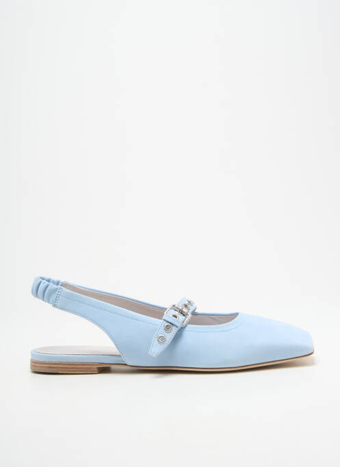 Sandales/nu pieds chiquet talon plat jusqu'à 3cm bleu KENNEL UND SCHMENGER femme