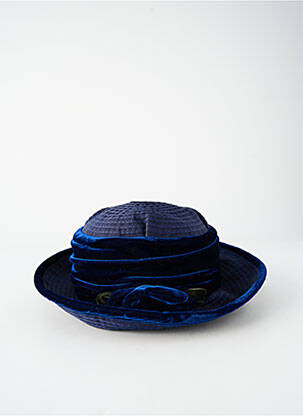 Chapeau doublure bleu GREVI femme