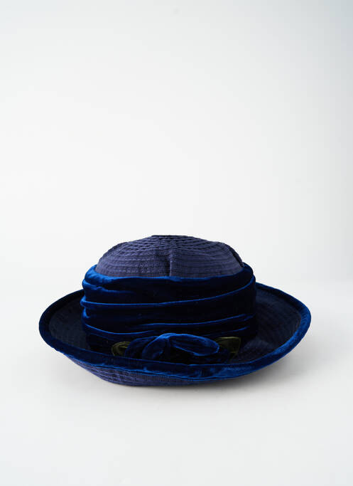Chapeau doublure bleu GREVI femme
