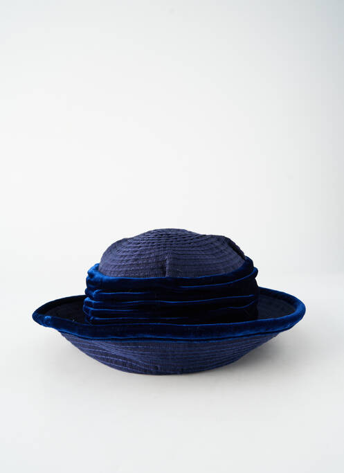 Chapeau doublure bleu GREVI femme