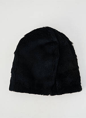 Bonnet fourrure véritable noir GIOVI femme