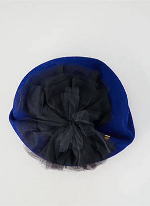 Bonnet forme béret bleu CA4LA femme