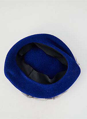 Bonnet forme béret bleu CA4LA femme