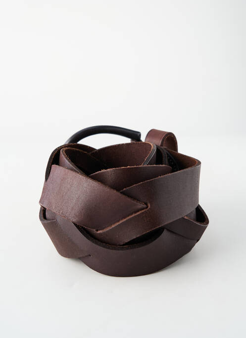 Ceinture réglable marron RALPH LAUREN femme