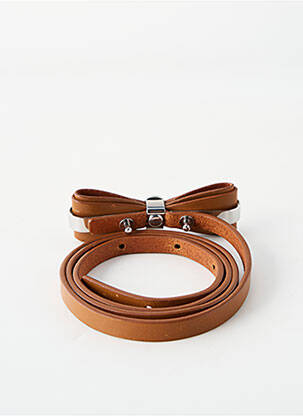 Ceinture fermeture pointe poinçonnée marron ARMANI femme