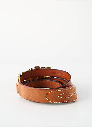 Ceinture coutures renforcées marron RALPH LAUREN femme