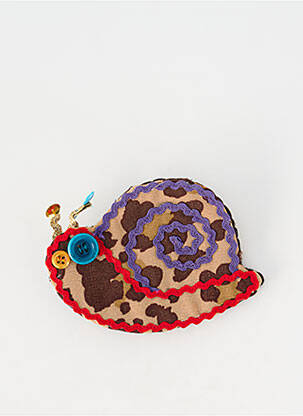 Broche beige MOSCHINO femme