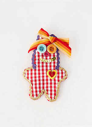 Broche rouge MOSCHINO femme