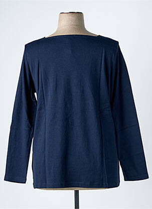 T-shirt manches longues manches longues bleu TOM TAILOR femme