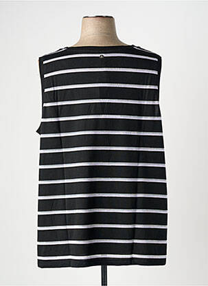 Débardeur coupe droite sans manche noir SHEEGO femme