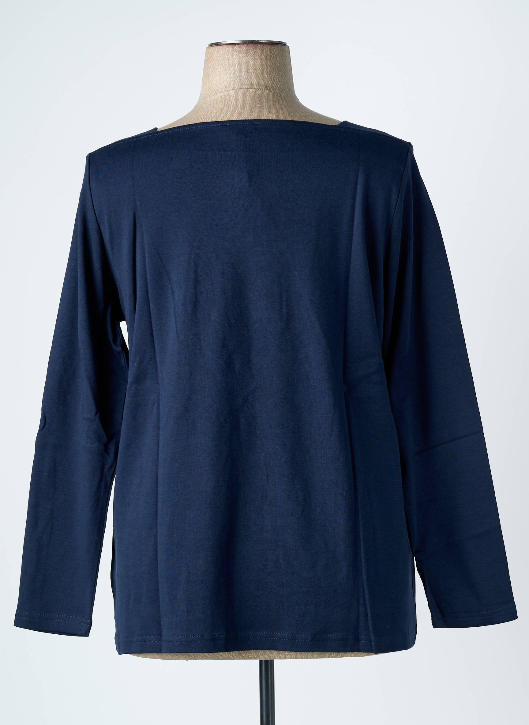T-shirt manches longues manches longues bleu TOM TAILOR femme