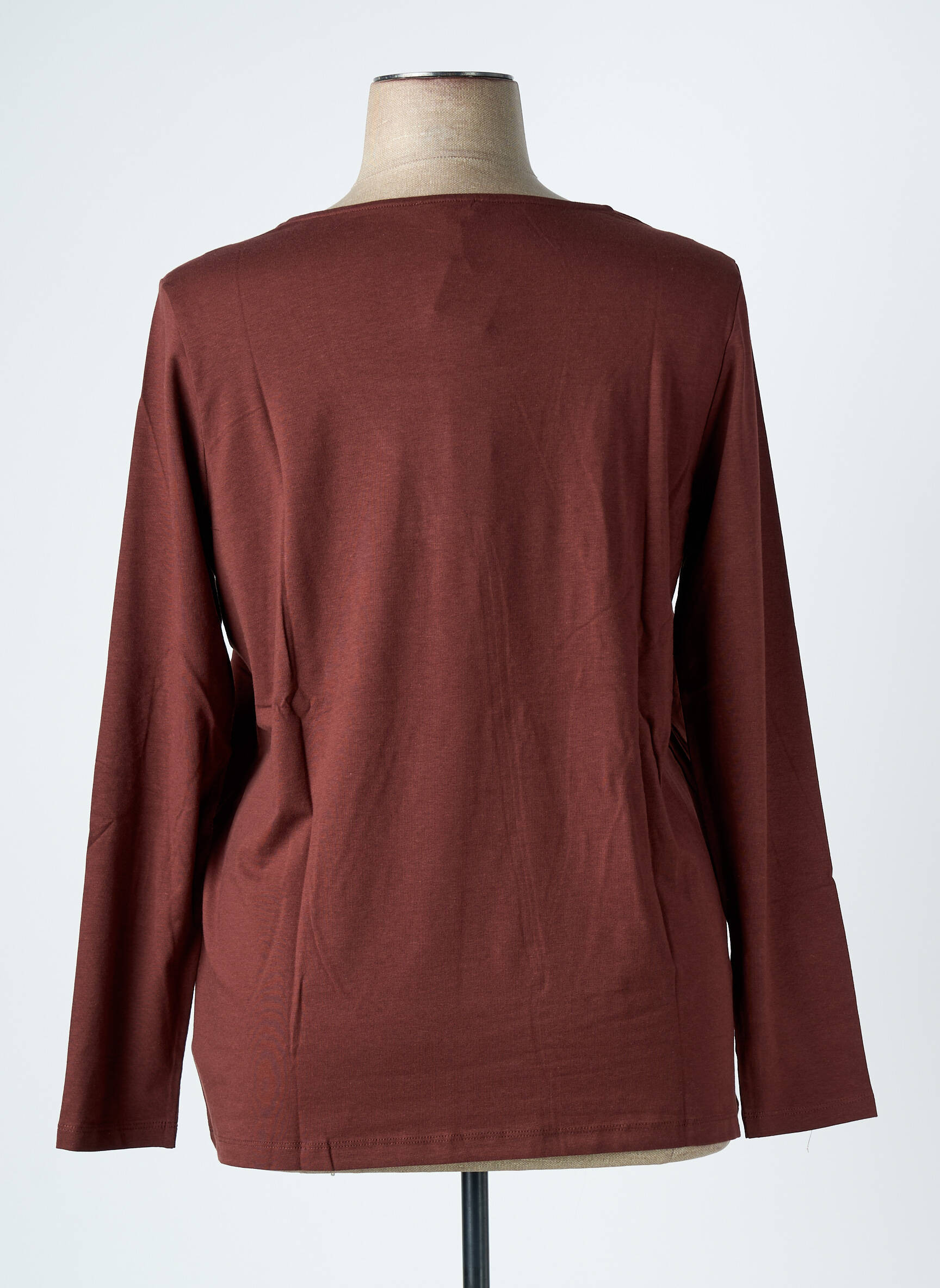 T-shirt manches longues manches longues rouge TOM TAILOR femme
