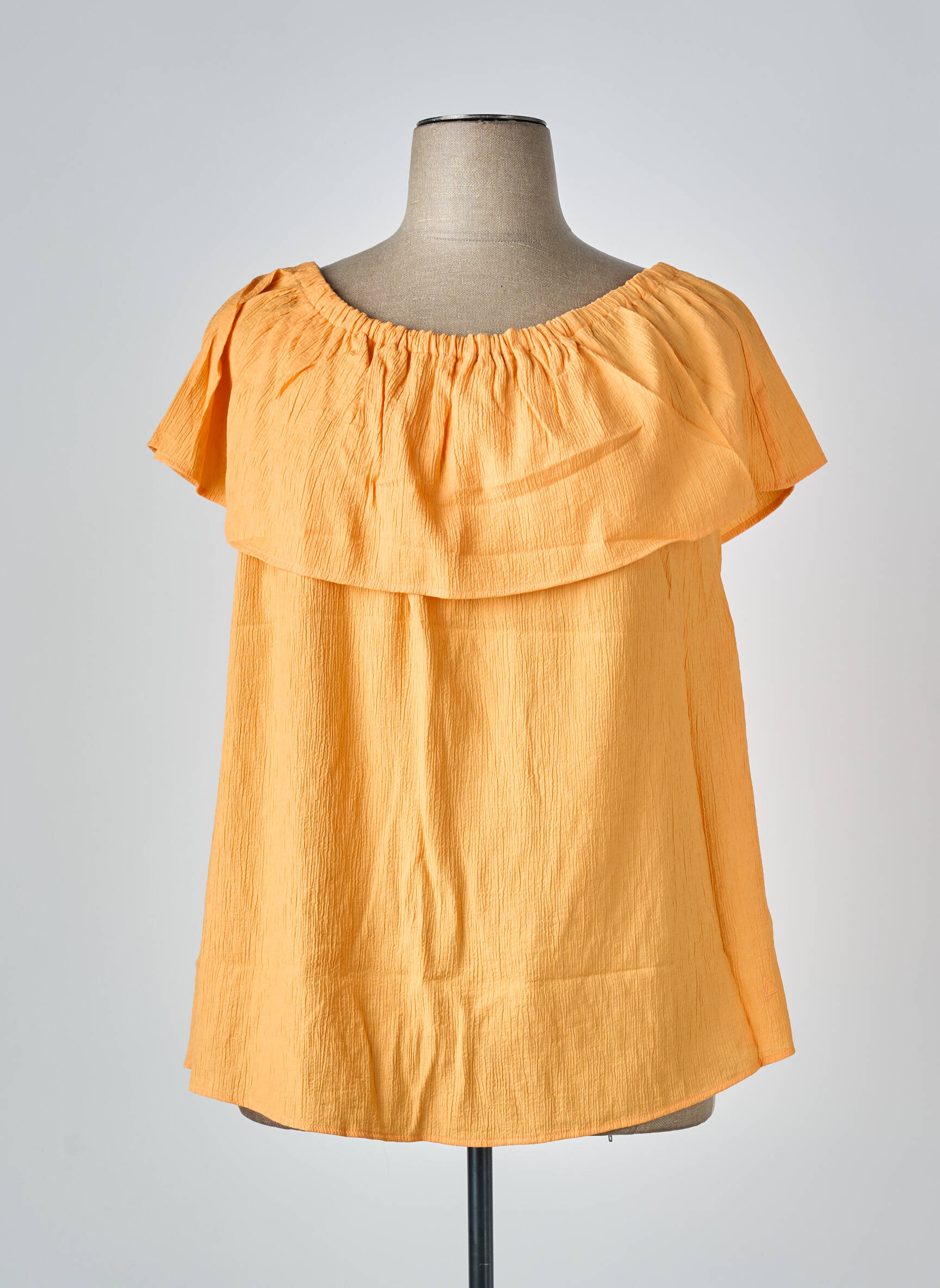 Top manches courtes manches courtes orange TRIANGLE femme