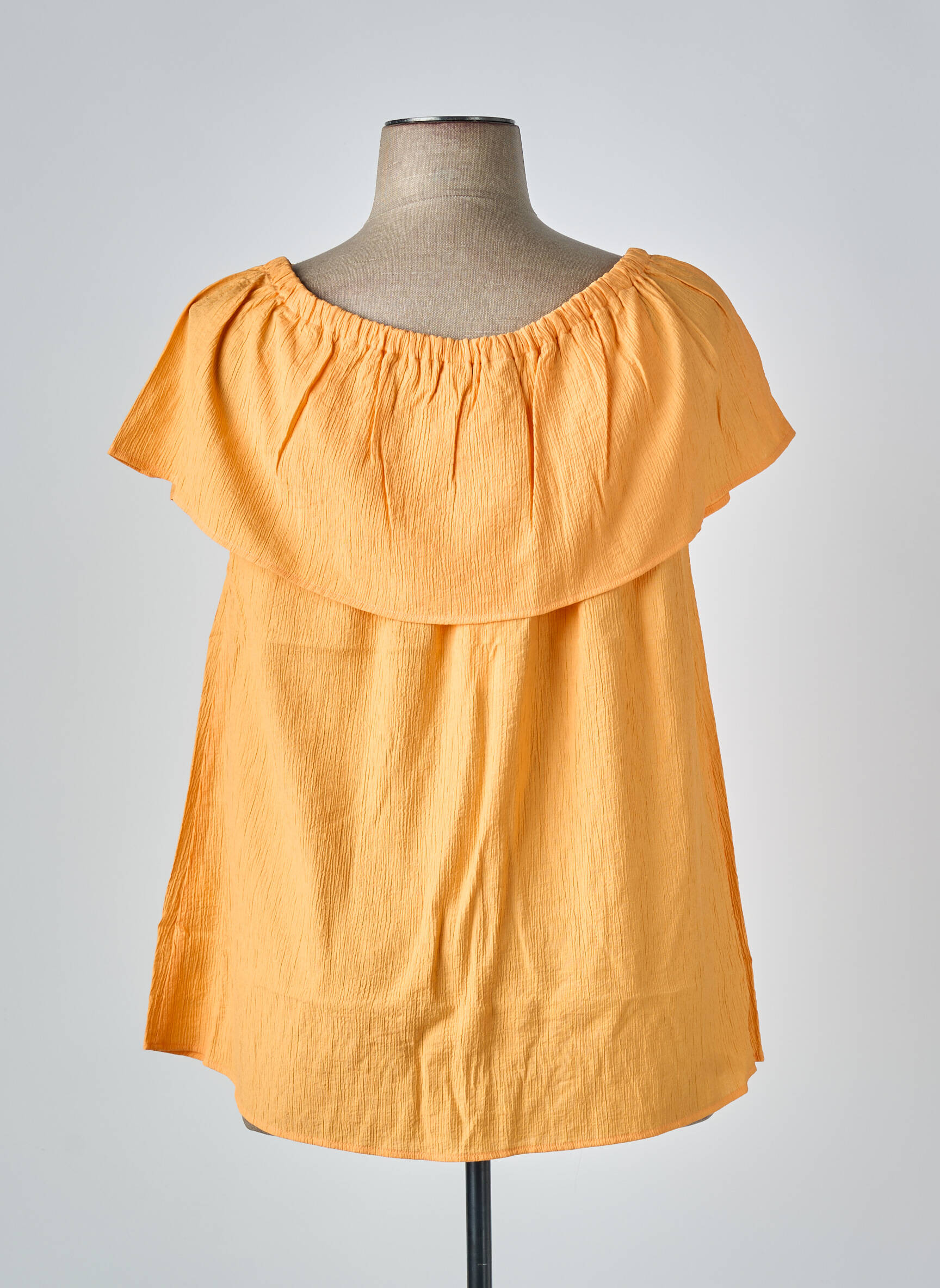 Top manches courtes manches courtes orange TRIANGLE femme