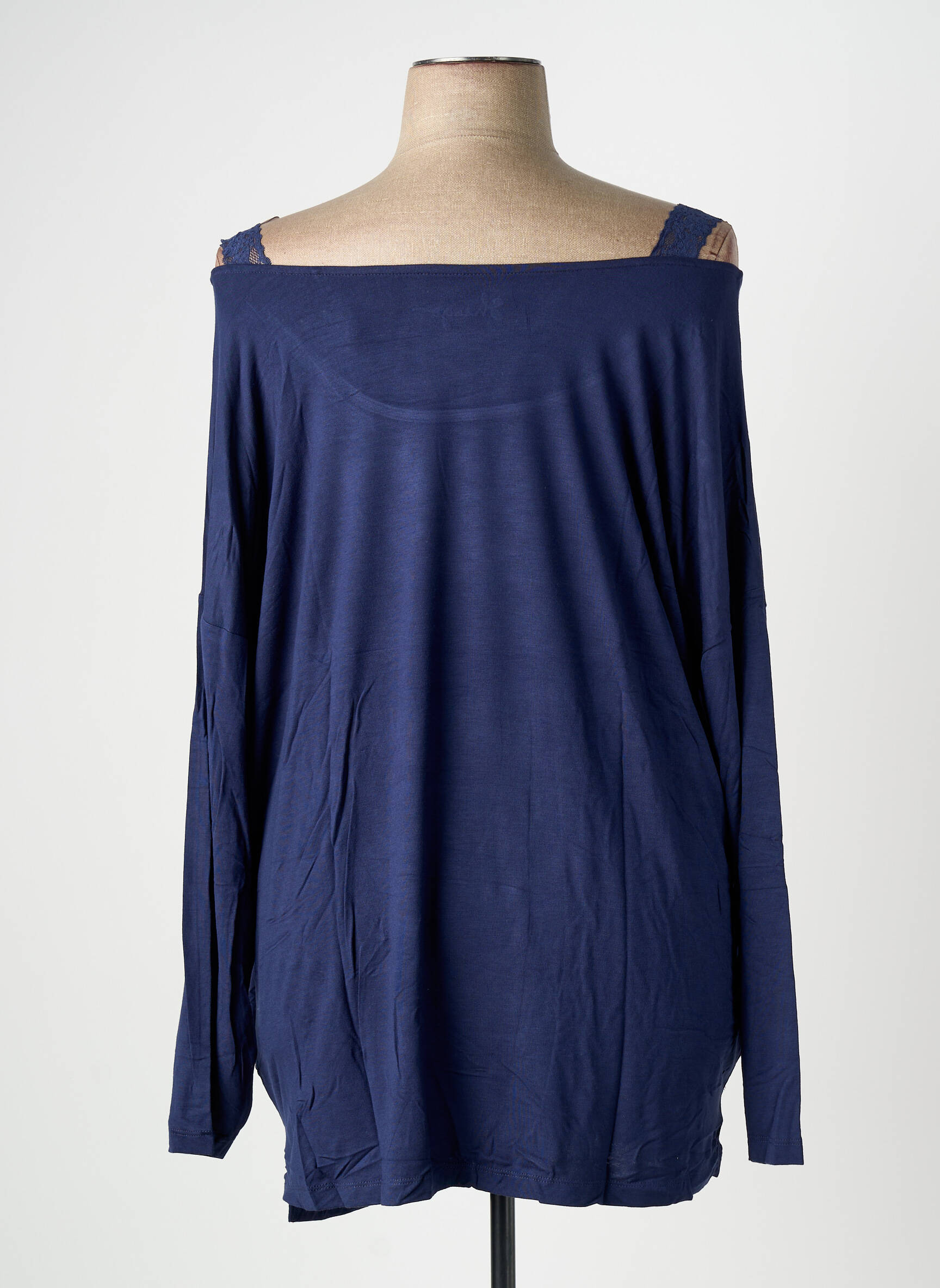 Pyjama type de haut t-shirt bleu SHEEGO femme