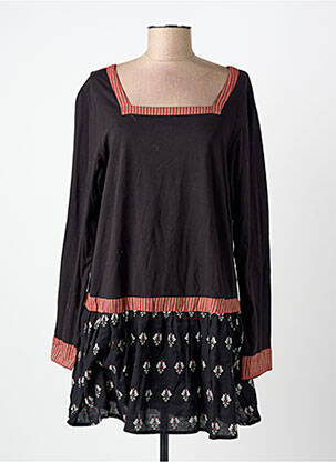Tunique manches longues manches longues marron RHUM RAISIN femme