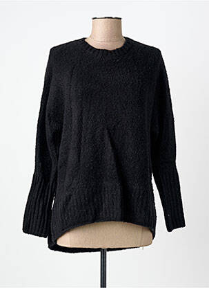 Pull coupe droite manches longues noir RHUM RAISIN femme
