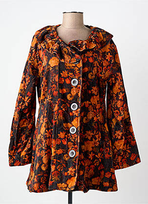 Veste casual coupe cintrée orange RHUM RAISIN femme