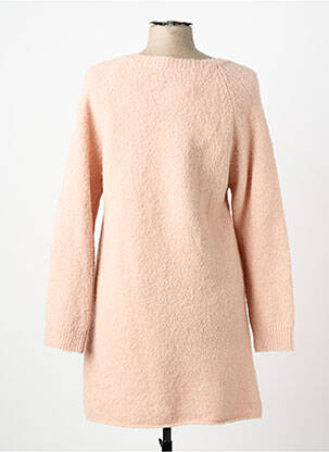 Pull tunique col rond manches longues rose RHUM RAISIN femme