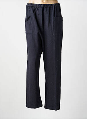 Pantalon droit taille élastique bleu RHUM RAISIN femme