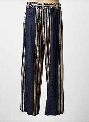 Pantalon droit taille élastique bleu RHUM RAISIN femme