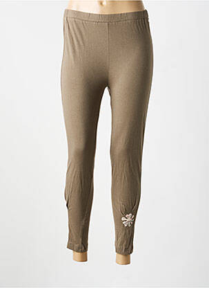 Legging taille élastique beige RHUM RAISIN femme