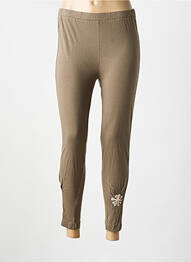 Legging taille élastique beige RHUM RAISIN femme