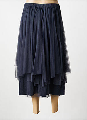 Jupe longue coupe évasée bleu RHUM RAISIN femme