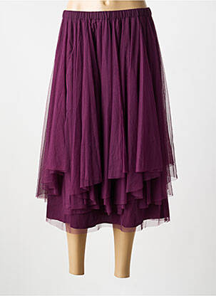 Jupe longue coupe évasée violet RHUM RAISIN femme