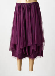 Jupe longue coupe évasée violet RHUM RAISIN femme