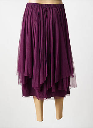 Jupe longue coupe évasée violet RHUM RAISIN femme