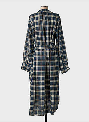 Robe longue manches longues manches longues bleu RHUM RAISIN femme